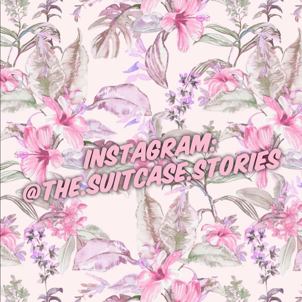 Follow me on Instagram @The.Suitcase.Stories  🍾🥂